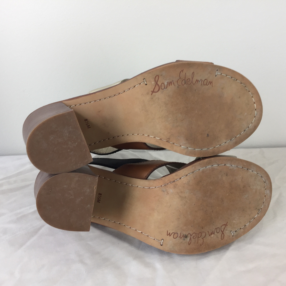 Sam Edelman 8.5 Ivy Color Block Open Toe Sandal - image 5